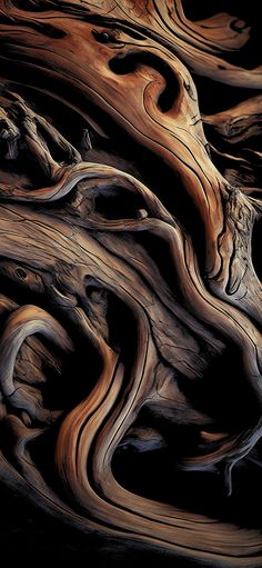 an abstract photograph of wood grain