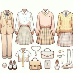 the paper doll is showing different types of clothes and accessories for children to wear on their own