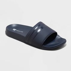 Why we're ALL IN: Medium-width sport slide sandals with an open toe and heel design are designed to keep you comfy during outdoor activities. Made with a cushioned footbed and treaded outsole, the slip-on style of the sandals allows for easy on and off. The D-toe design and a solid hue complete the look. All in Motion™: Made for every move, priced for every day. Slip-resistant Synthetic Slide Sport Sandals, Slip-resistant Synthetic Slides, Summer Sports Slide Sandals, Casual Open Toe Sandals, Fade-resistant, Casual Open Toe Sandals Fade-resistant, Fade-resistant Slip-on Sandals For Summer, Casual Lightweight Sport Sandals, Synthetic Sport Sandals For Summer, Casual Summer Slides Fade-resistant