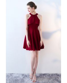 Get 10% off now! Buy popular short halter hoco dress with cold shoulder at cheap price online. Free stable shipping and pro custom service since 2009. Halter Hoco Dress, Dress With Flounce, Hoco Dress, Hello December, Two Piece Homecoming Dress, Dress Homecoming, Short Homecoming Dress, Short Prom Dress, Birthday Dress