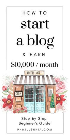 how to start a blog and earn $ 10, 000 / month from the beginner's guide