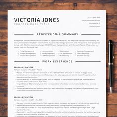 a professional resume template with an image on the front and back cover, it is ready to