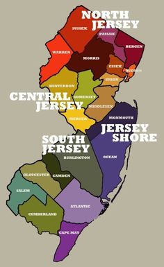 the color map of new jersey is shown