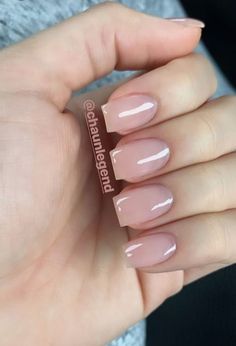 Nude Natural Nails, Natural Looking Acrylic Nails, Natural Looking Nails, Overlay Nails, Acrylic Nails Nude, Natural Acrylic Nails, Nude Nail Designs, Power Of Makeup, Work Nails