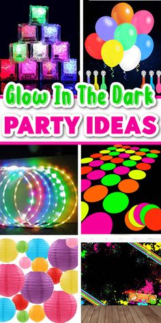 glow in the dark party ideas