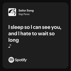 Sailor Song Deep Songs, Sailor Song, Song Lines, Rap Lyrics Quotes, Rap Lyrics, Amazing Songs, Because I Love You