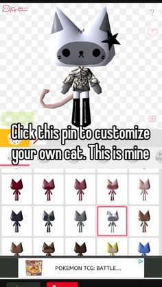 an image of a cat that is in the game, with captioning below