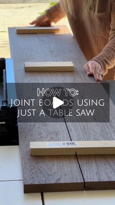 How To Join Wood Boards Together, Types Of Wood Joints, Woodworking At Home, Plywood Diy, Table Saws, Table Saw Jigs, Handyman Projects, Easy Wood Projects