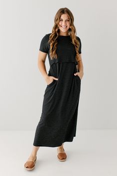 'Rachel' Bamboo Blend Nursing Friendly Dress Nursing Friendly Dresses, Nursing Friendly Dress, Pinstripe Dress, Nursing Friendly, Nursing Tops, Nursing Dress, Layered Tops, Look On, Tops For Leggings