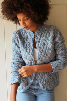 Tamarack Jacket, Coat Patterns, 28 Days, Faded Denim, Quilted Coat