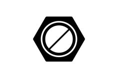 a black and white image of a stop sign with a no symbol in the middle