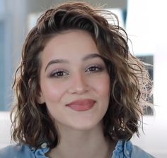 Tabitha Gingerich Hair, Short Curly Hairstyles For Thick Hair, Natural Wavy Short Hairstyles, Short Length Haircut For Curly Hair, Haircuts For Naturally Wavy Hair Short, Curly Wavy Short Hairstyles, Tabitha Gingerich, Shoulder Length Wavy Curly Haircuts, Short Medium Wavy Hair