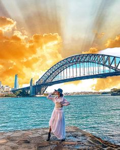 Tramie Tea🧋 (@tramietea) • Instagram photos and videos Harbour Bridge, Sydney Harbour, White Maxi Dress