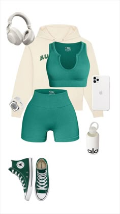 Polyvore Workout Outfits, Workout Outfit Inspo Aesthetic, Cute Workout Fits Aesthetic, Workout Outfits Ideas, Gym Summer Outfits, Gym Outfit 2023, Fall Gym Outfit, Gym Outfit Inspiration, Summer Wardrobe 2023