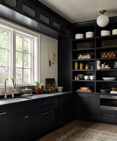 These are all of Shea McGee's favorite kitchen cabinet paint colors – from light to moody, there's something for every home | Studio Mcgee Paint, Mcgee Kitchen, Studio Mcgee Kitchen, The Mcgee Home, Mcgee Home, Shea Mcgee, Painted Kitchen Cabinets Colors, Cabinet Paint Colors