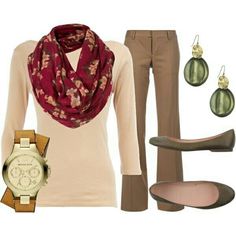 Love the scarf with simple neutrals Supportive Shoes, Best Outfits, Winter Outfits For Work, Business Casual Outfits, Work Attire, Work Fashion