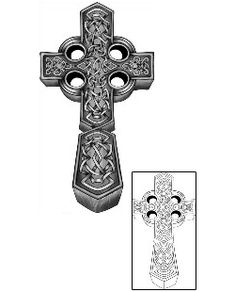 a cross with intricate designs on it