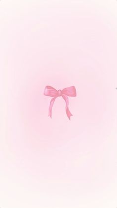 a pink bow on a white background