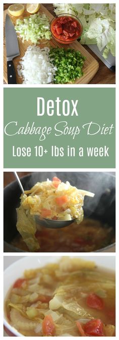 Original Cabbage Soup Diet, Detox Cabbage Soup, Cabbage Cooked, Week Detox, Cabbage Diet, Cabbage Soup Diet, Detox Diet Plan