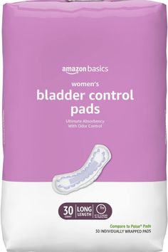 Amazon Basics Incontinence Pads for Women locks in 20% more wetness than leading bladder control pads while providing discreet, confident protection. Dual odor control system effectively helps neutralize and stop odors to keep you feeling fresh throughout the day. Dri-Fit helps to control moisture and temperature to help your skin stay dry, comfortable and healthy. Breathable moisture barrier allows air, heat, and humidity to escape which allows the skin to breathe. Click the link for additional info! Postpartum Pads, Post Pregnancy Fashion, Incontinence Pads, Bladder Control, Amazon Basics