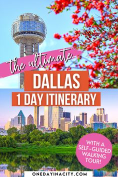 The Ultimate Dallas One Day Itinerary with a Self-Guided Walking Tour for the Top Things to Do in Dallas Day In Dallas Texas, 1 Day In Dallas Texas, Dallas Things To Do Bucket Lists, Uptown Dallas Things To Do In, Things To See In Dallas Texas, Hidden Gems In Dallas Texas, Unique Things To Do In Dallas Texas, Best Things To Do In Dallas Texas, Dallas Trip Things To Do