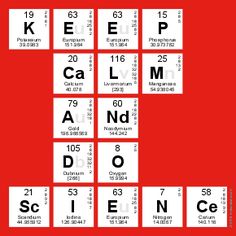 the elements of an element are arranged on a red background with white letters and numbers