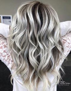 Silver Hair with Very Dark Roots Platinum Silver Hair Color, Silver Ash Hair, Dark Silver Hair, Silver Hair Shampoo, Silver Hair Color Ideas, Silver Blue Hair, Silver Ombre Hair, Silver Hair Highlights, Silver White Hair