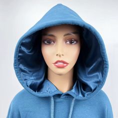 Satin lined hoodie is more than like a hair bonnet.   The hood part for this hood is a little bigger, which is better for big hair and braids hairstyles.  Lined with luxury silk-like satin. Does not dry out your hair! Promotes stronger, shinier hair. Reduces frizz and promotes moisture retention Protects from hair loss and breakage. About the material: This hoodie is spring collection thin one, Non fleece-lined, made with 100% cotton french terry material.  Very high quality.  Soft and warm.   A Thick Hoodies, Hair Bonnet, Lined Hoodie, Pink Photo, Which Is Better, Luxury Silk, Braids Hairstyles, Shiny Hair, Big Hair