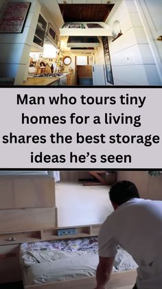 man who tours tiny homes for a living shares the best storage ideas he's seen