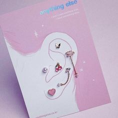 Three Ear Piercings, Vj Collection, Cool Ear Piercings, Pretty Ear Piercings, Cool Piercings, Cute Ear Piercings, Cute Piercings, Magical Jewelry, Dope Jewelry