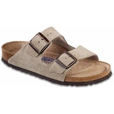 The Classic Two Strap Arizona Is A Staple Of Birkenstock. The Iconic Sandal Comes With Two Fully Adjustable Suede Straps To Ensure A Custom Fit. The Soft Footbed Features An Extra Layer Of Cushioning Foam Built Into The Legendary Birkenstock Footbed. The Soft Footbed Is Great For Those That Are New To Birkenstock Footwear, Those With Low Arches, Sensitive Feet, Or Those Who Just Want A Bit More Cushion. The Lightweight, And Shock Absorbing Eva Sole Cushions Every Step You Take, Not To Mention It Arizona Birkenstock, Birkenstock Men, Proper Posture, Birkenstock Women, Footbed Sandals, Birkenstock Sandals, Birkenstock Arizona, Suede Sandals, Women Leather