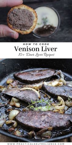 how to cook venison liver in a cast iron skillet