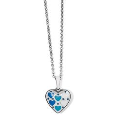 This hand enameled blue heart shaped pendant necklace is perfect to wear alone or layer with a petite necklace. The mini star shapes in silver finishes add to the charm. Water Jewelry, Petite Necklace, Heart Shaped Pendant Necklace, Heart Shaped Pendant, Silver Cleaner, Heart Shape Pendant, Blue Heart, Jewelry Cleaner, Star Shape