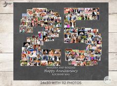 the 25 year anniversary photo collage is shown