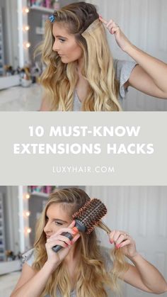 Easy Hair Extensions, Diy Hair Extensions, Luxy Hair Extensions