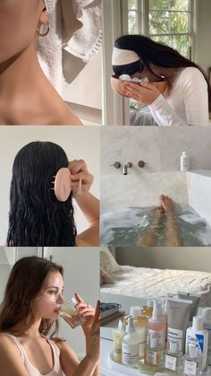 Clean girl,self care Self Care Skin Tips, Self Care Makeup, Self Care Atheistic, Girl Self Care, Glow Tips, Scene Makeup, Because The Internet, Fitness Facts, Pink Lifestyle