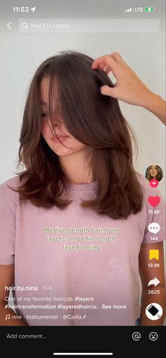 Medium Hair Layers, Hair Layers, Haircuts For Long Hair, Short Hair Haircuts