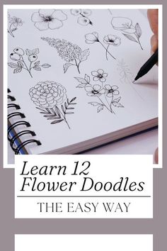 the easy way to learn flower doodles