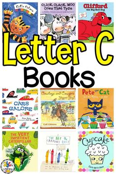 the letters c books for children with pictures of them