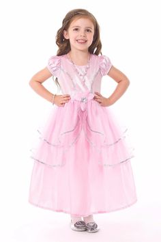 Little Adventures Royal Pink Princess Dress Up Costume Everyday Princess, Pink Princess Dress, Disney Costume, Royal Pink, Princess Dress Kids, Princess Dress Up, Organza Skirt, Vintage Princess, Up Costumes