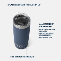 the parts of a yeti insulated cup