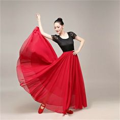 Please note this is in Asian sizing. Please check our own measurements carefully before making a purchase.  2 Layers Chiffon Spanish Flamenco Modern Dance Swing Skirts Dancewear Sexy Women Photos may slightly different from actual item's color due to the lighting during photo shooting or the monitor's display.  Due to manual measurement, it allows 1 to 3CM discrepancy.  This item is for one skirt only and excludes all the accessories.  Material: polyester,chiffon Size: one size  Length: 90 cm/35 Fitted Chiffon Tulle Skirt, Black Dance Skirt For Dancewear, Fitted Chiffon Skirt For Dance, Full Length Skirt For Dance, Summer Party Dancewear Skirt, Summer Dancewear Skirt For Party, Elegant Spring Dance Skirt, Fitted Skirt For Dance Class In Summer, Fitted Skirt For Summer Dance Class