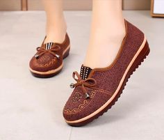 Tender Women‘s Loafer Shoes with Bow | Ultrasellershoes.com – Ultra Seller Shoes Casual Lace-up Loafers For Spring, Casual Round Toe Canvas Shoes For Fall, Casual Canvas Shoes With Round Toe For Fall, Casual Brown Lace-up Canvas Shoes, Fall Season Casual Canvas Shoes With Round Toe, Casual Closed Toe Flats For Fall, Casual Brown Lace-up Flats, Casual Brown Flats For Spring, Fall Casual Closed Toe Flats