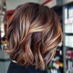 Brown And Blonde, Brunette Ombre, Gorgeous Hair Color, Brown Hair With Blonde Highlights, Lob Hairstyle, Haircut And Color, Brown Blonde Hair, Brown Hair Colors