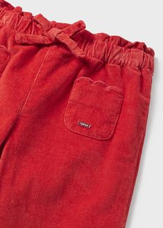 Designed in Spain, Mayoral creates unique, quality pieces that you and your little one will adore. Red Trousers, Cord Trousers, Trouser Pants, Bright Orange, Little One, Spain, Trousers, Pants, Red