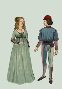 Tadarida Deviantart, Juliet Costume, 1400s Fashion, Romeo And Juliet Costumes, 15th Century Fashion, Medieval People, Witch Outfits, Medieval Costumes, Male Ballet