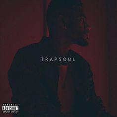 a man sitting in front of a red wall with the words trapsoul on it