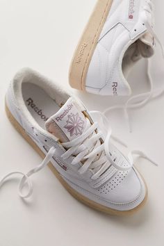 Reebok Club C 85 Vintage Sneakers | Free People Versatile Sneakers Women, Asics Womens Shoes, Womens Reebok Shoes Outfit, Rebock Shoe Outfit Women, Womens Everyday Shoes, Shoe Inspo Women, 2024 Shoes Trends Women, Rebox Shoes, Everyday Sneakers Women