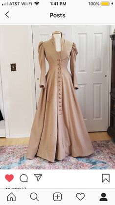 1890s Dress, Angela Clayton, 1900s Dress, Victorian Era Dresses, Victorian Coat, Tailored Clothes