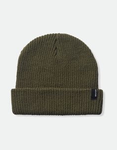 BRIXTON Heist Beanie - MILITARY | Tillys Under Eye Makeup, Brixton Hat, The Heist, Maxi Jumpsuit, Athleisure Tops, Travel Brand, Women's Headwear, Cuff Detail, Cool Summer